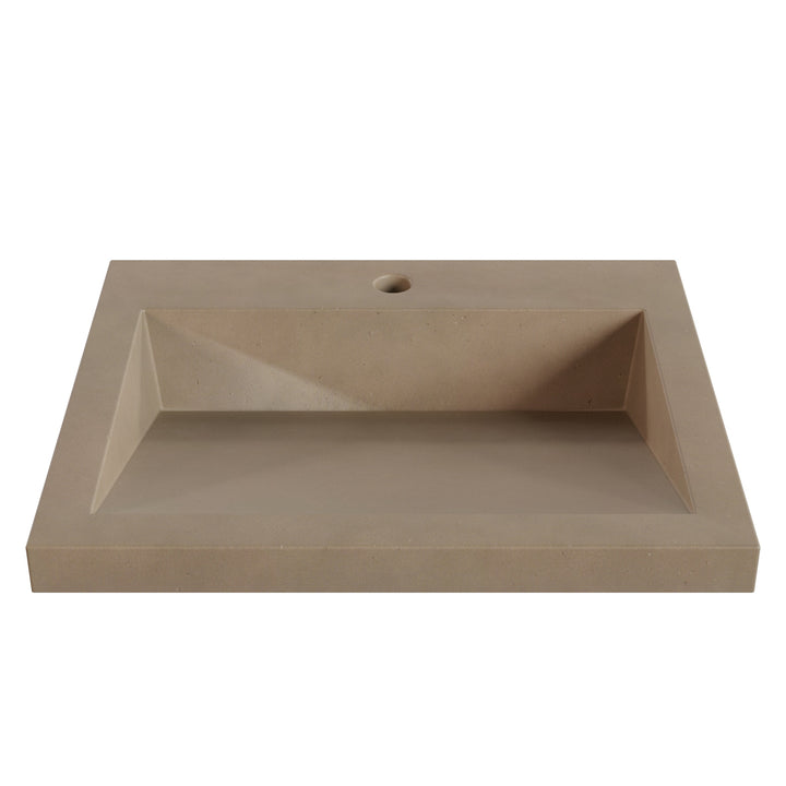 Suzume Ramp Drop-In Faucet Ledge Sink - 22"