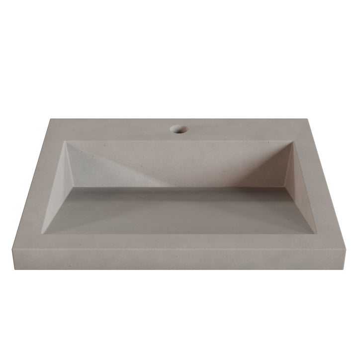 Suzume Ramp Drop-In Faucet Ledge Sink - 22"