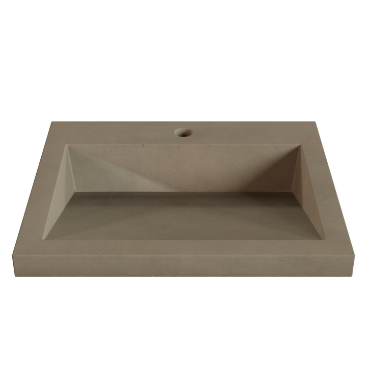 Suzume Ramp Drop-In Faucet Ledge Sink - 22"