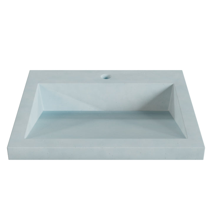 Suzume Ramp Drop-In Faucet Ledge Sink - 22"