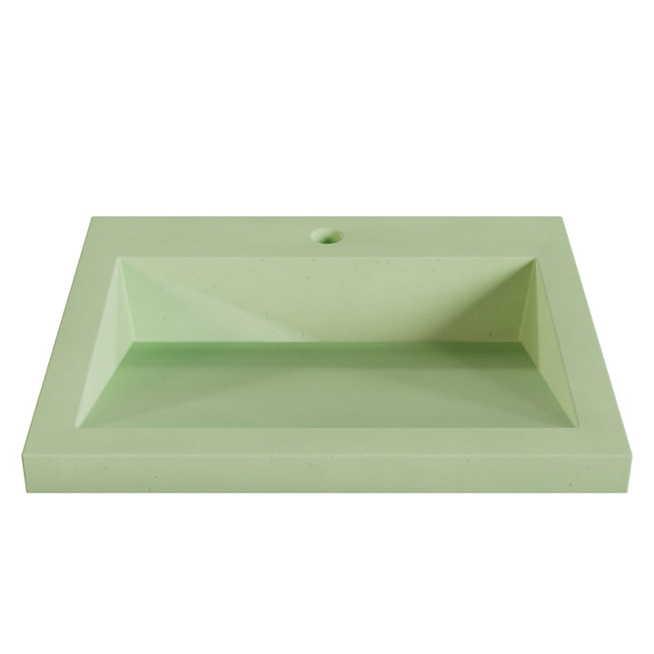 Suzume Ramp Drop-In Faucet Ledge Sink - 22"