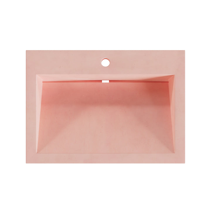 Suzume Ramp Drop-In Faucet Ledge Sink - 26"