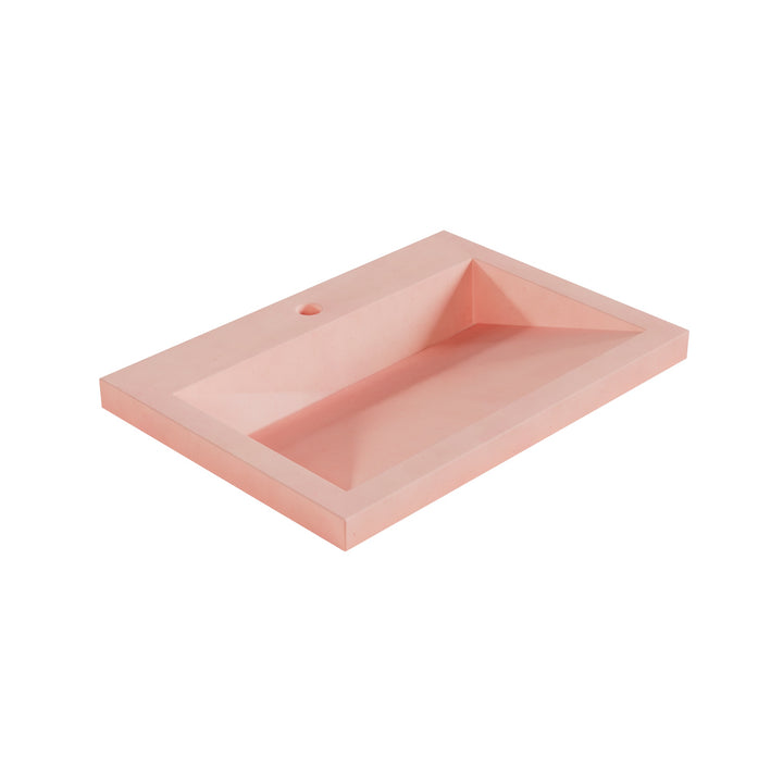 Suzume Ramp Drop-In Faucet Ledge Sink - 26"