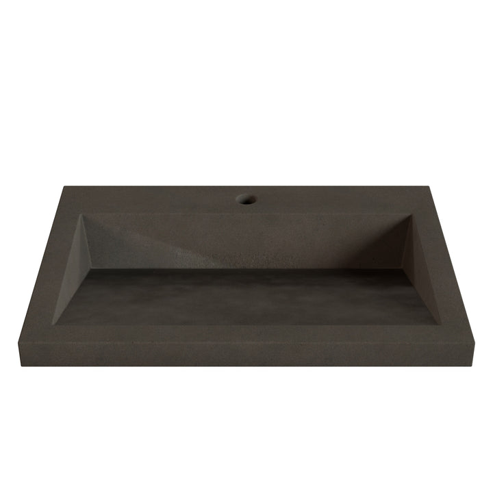 Suzume Ramp Drop-In Faucet Ledge Sink - 26"