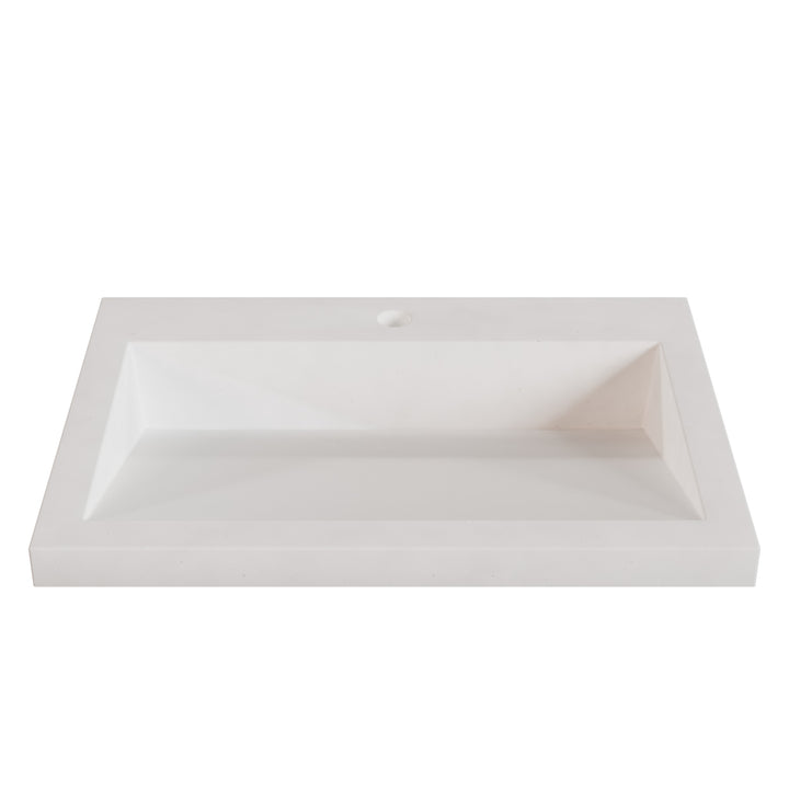 Suzume Ramp Drop-In Faucet Ledge Sink - 26"