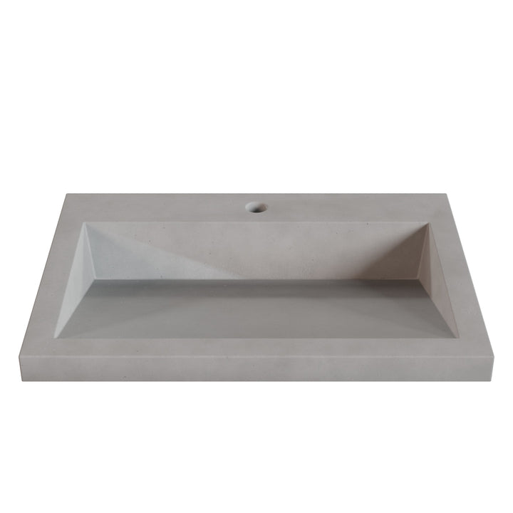 Suzume Ramp Drop-In Faucet Ledge Sink - 26"