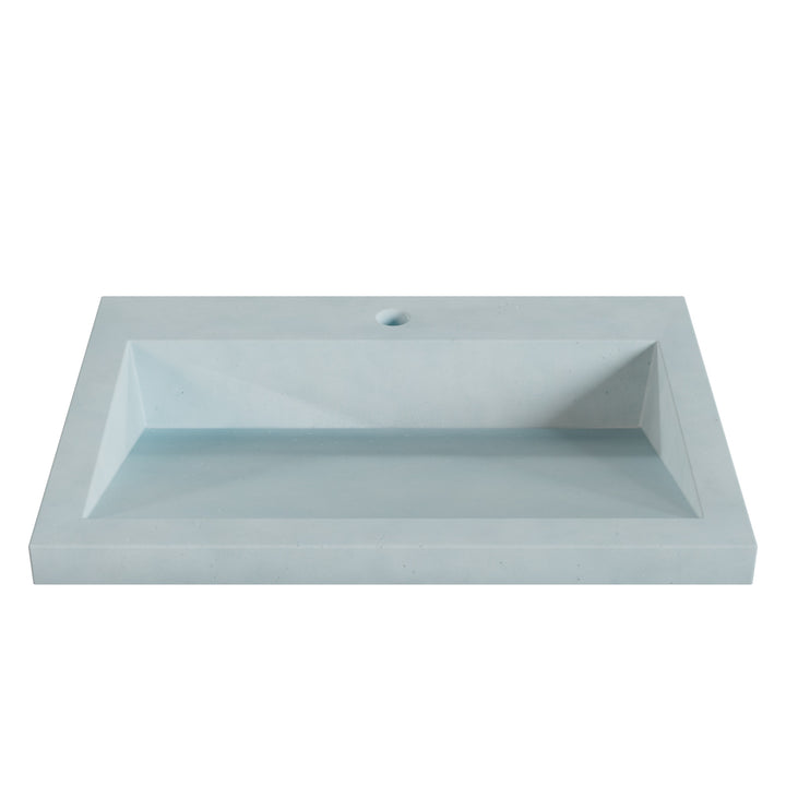 Suzume Ramp Drop-In Faucet Ledge Sink - 26"