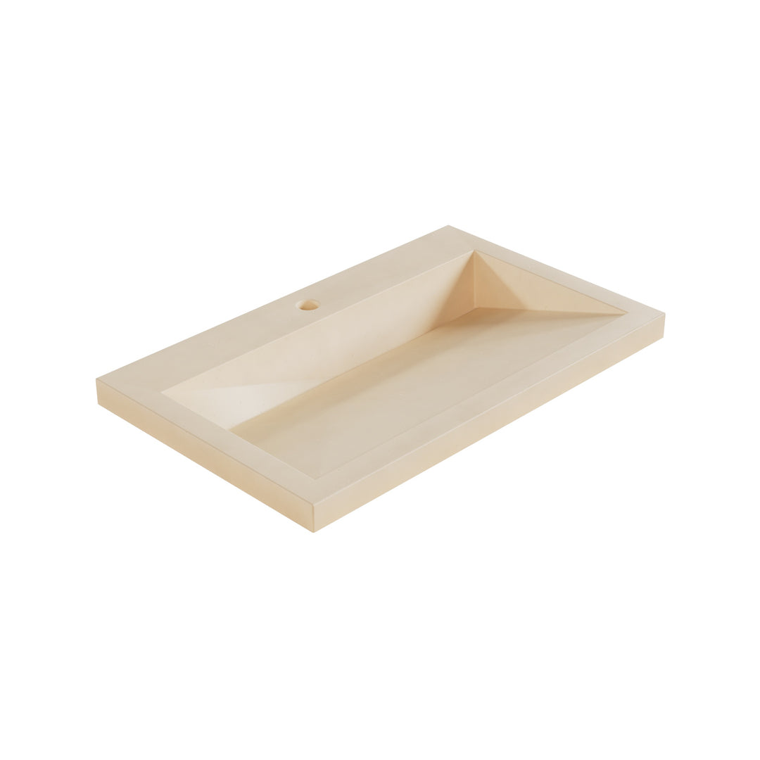Suzume Ramp Drop-In Faucet Ledge Sink - 30"