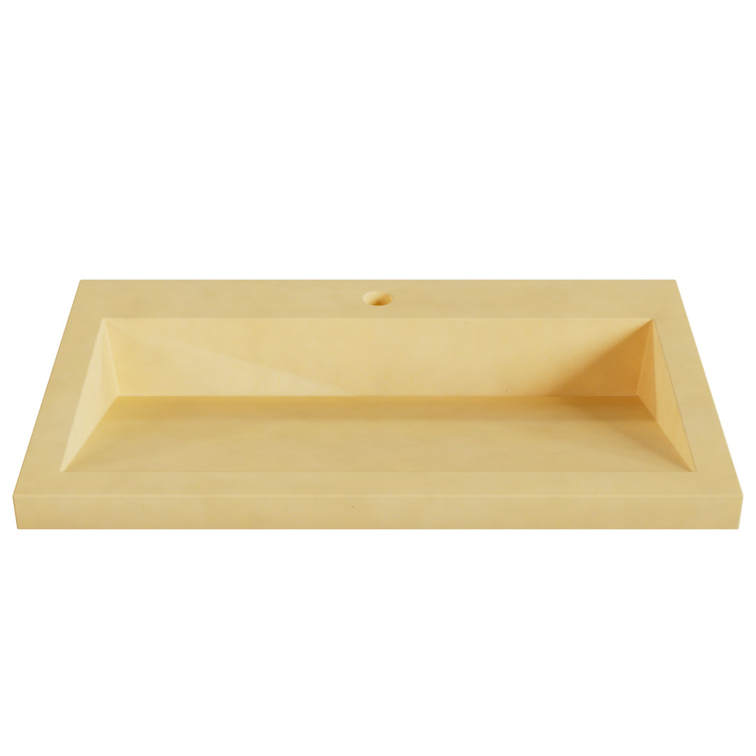 Suzume Ramp Drop-In Faucet Ledge Sink - 30"