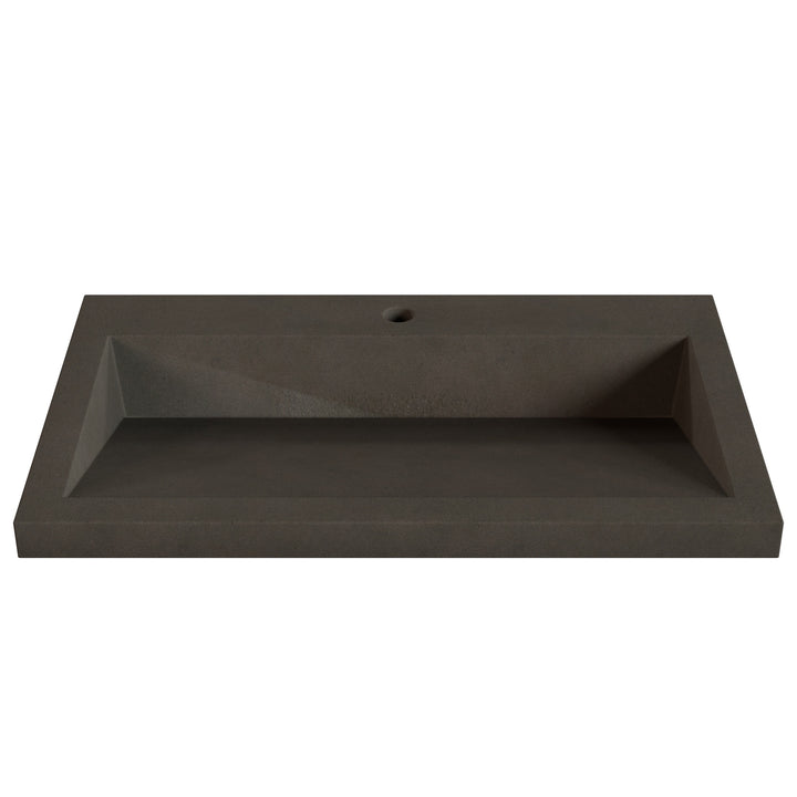Suzume Ramp Drop-In Faucet Ledge Sink - 30"