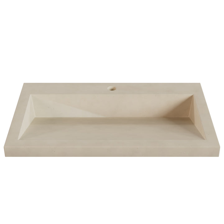 Suzume Ramp Drop-In Faucet Ledge Sink - 30"