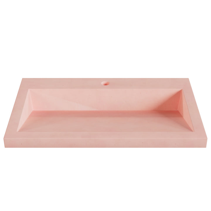 Suzume Ramp Drop-In Faucet Ledge Sink - 30"