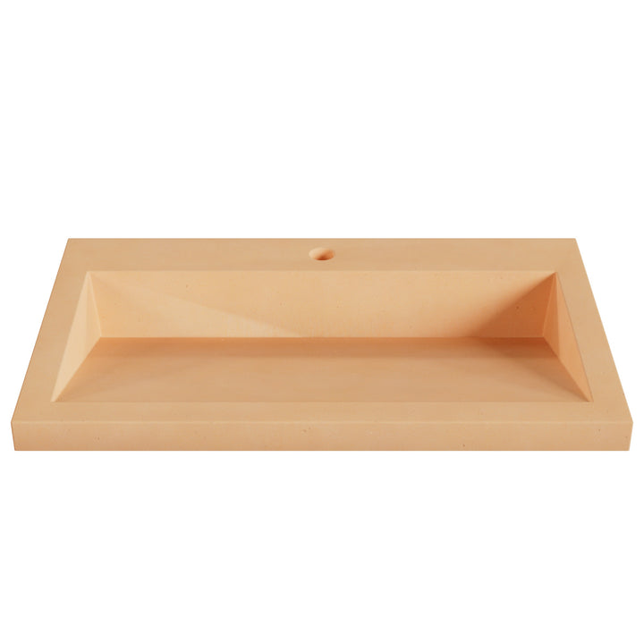 Suzume Ramp Drop-In Faucet Ledge Sink - 30"