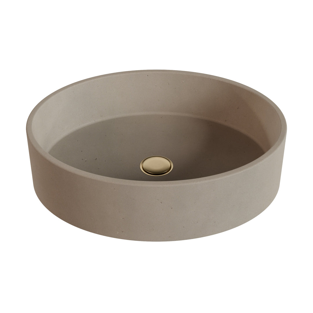 Usopp Oval Vessel Powder Sink - 16.5"